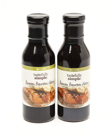 Tastefully Simple Bayou Bourbon Glaze - 12 Fl Oz (Pack of 2)