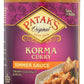 Patak's Korma Curry Cooking Sauce Mild 15 oz