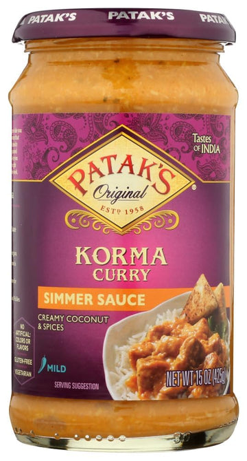 Patak's Korma Curry Cooking Sauce Mild 15 oz