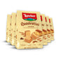 Loacker Quadratini Tiramisu Wafer Cookies - 30% Less Sugar - 7.76 Ounce (Pack of 6) - Non-GMO