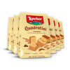 Loacker Quadratini Tiramisu Wafer Cookies - 30% Less Sugar - 7.76 Ounce (Pack of 6) - Non-GMO