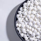 White Sprinkles,Heart-Shaped Cake Sprinkles 130G 4.6Oz Cookie Sprinkles,Sugar Pearl, Edible Candy Pearls For Cake Cupcake Decora