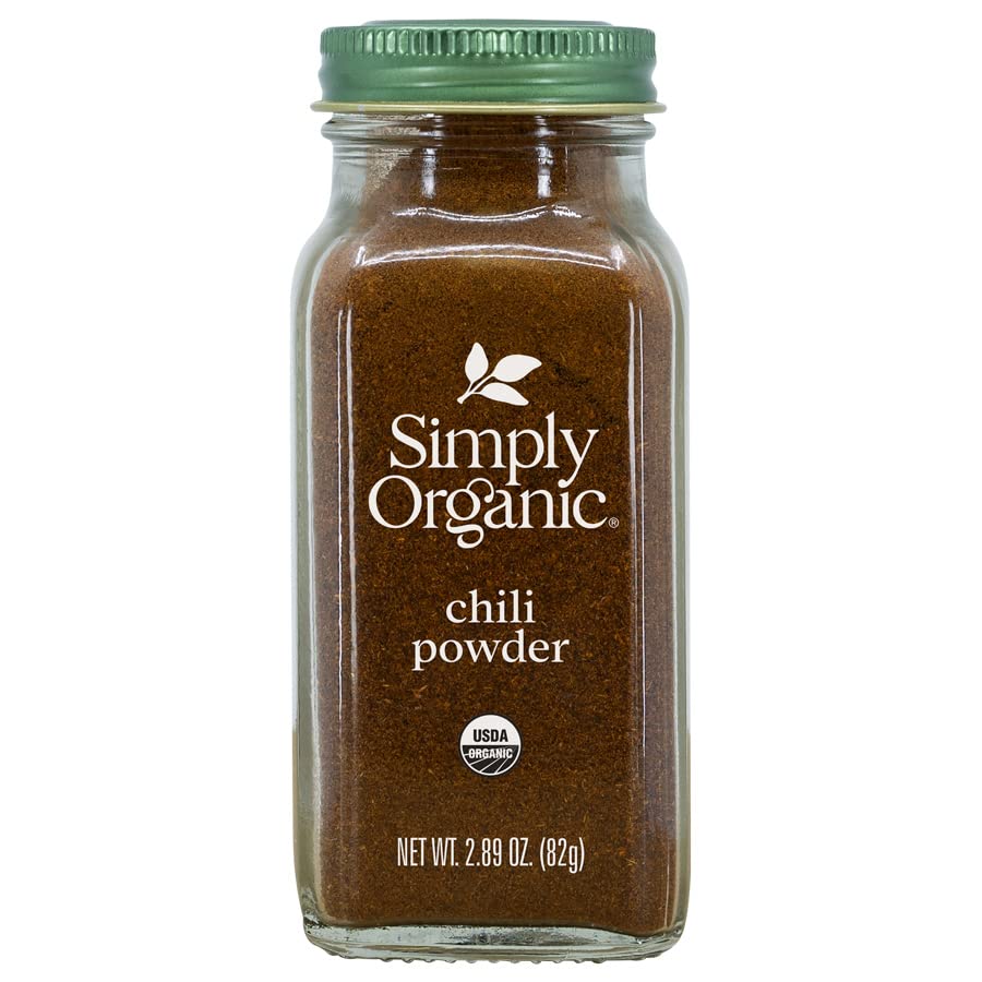 Simply Organic Chili Powder, Certified Organic | 2.89 Oz | Pack Of 3
