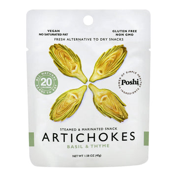 Poshi Steamed & Marinated Snack - Artichokes