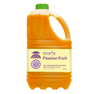 PRIMOR Fruit Purees Passion Fruit - 64 Fl Oz, Made with Real Fruit, Ideal for Juices, Smoothies, Desserts and More