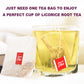 TEARELAE Licorice Root Tea 2g x 50 Count - 100% Pure Herbal Tea - Caffeine-free, Non-GMO, Sweet Flavor
