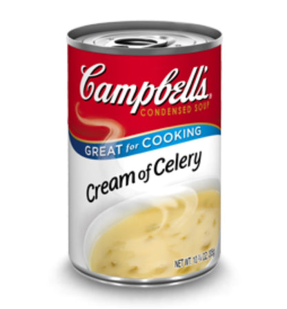 Campbells, Condensed Cream of Celery Soup, 10.75oz Can (Pack of 6)