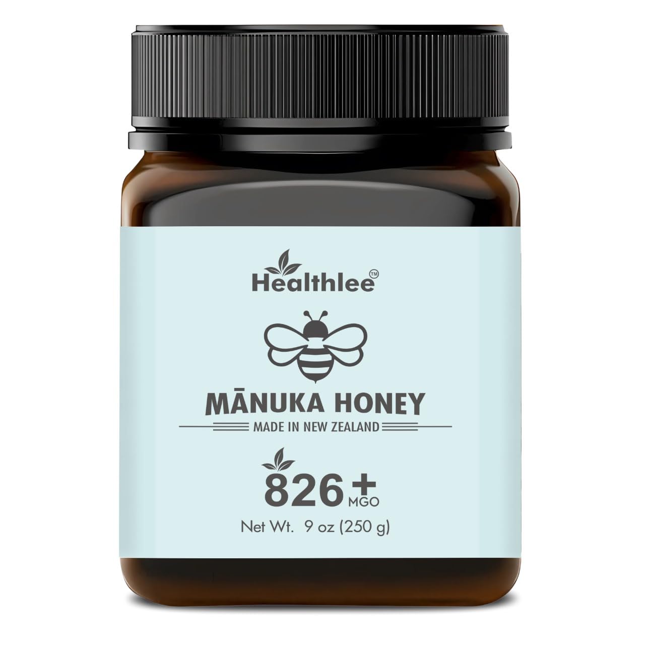 Manuka Honey 826+ Mgo | New Zealand Manuka Honey Medical Grade | Monofloral | Non-Gmo (250G/8.8 Oz)