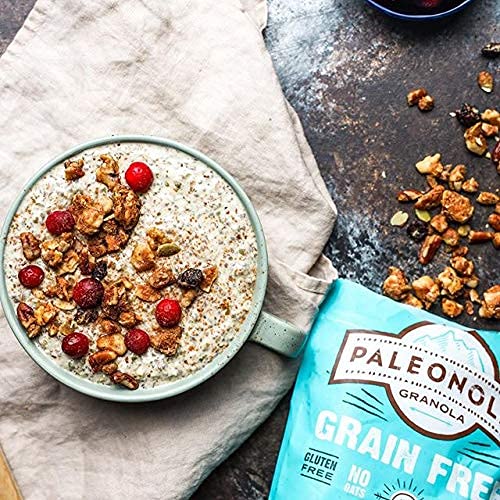 Paleonola Grain Free Granola Non-Gmo, Grain, Soy, Gluten, Dairy Free Low Carb Protein Snack For A Healthy Breakfast, Original, 2 Pack
