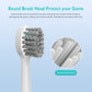 Replacement Brush Heads For ???????????????? ??????????-???????????? Flossing Toothbrush With Cover, Compact, 3 Count White, Har