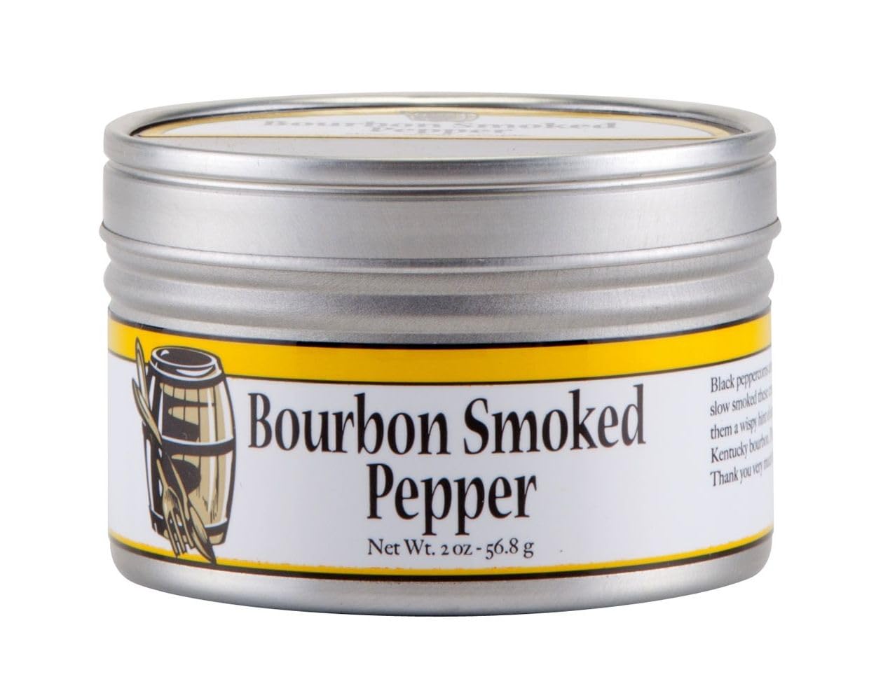 Bourbon Barrel Foods Bourbon Smoked Pepper, 2 Ounce, Brown