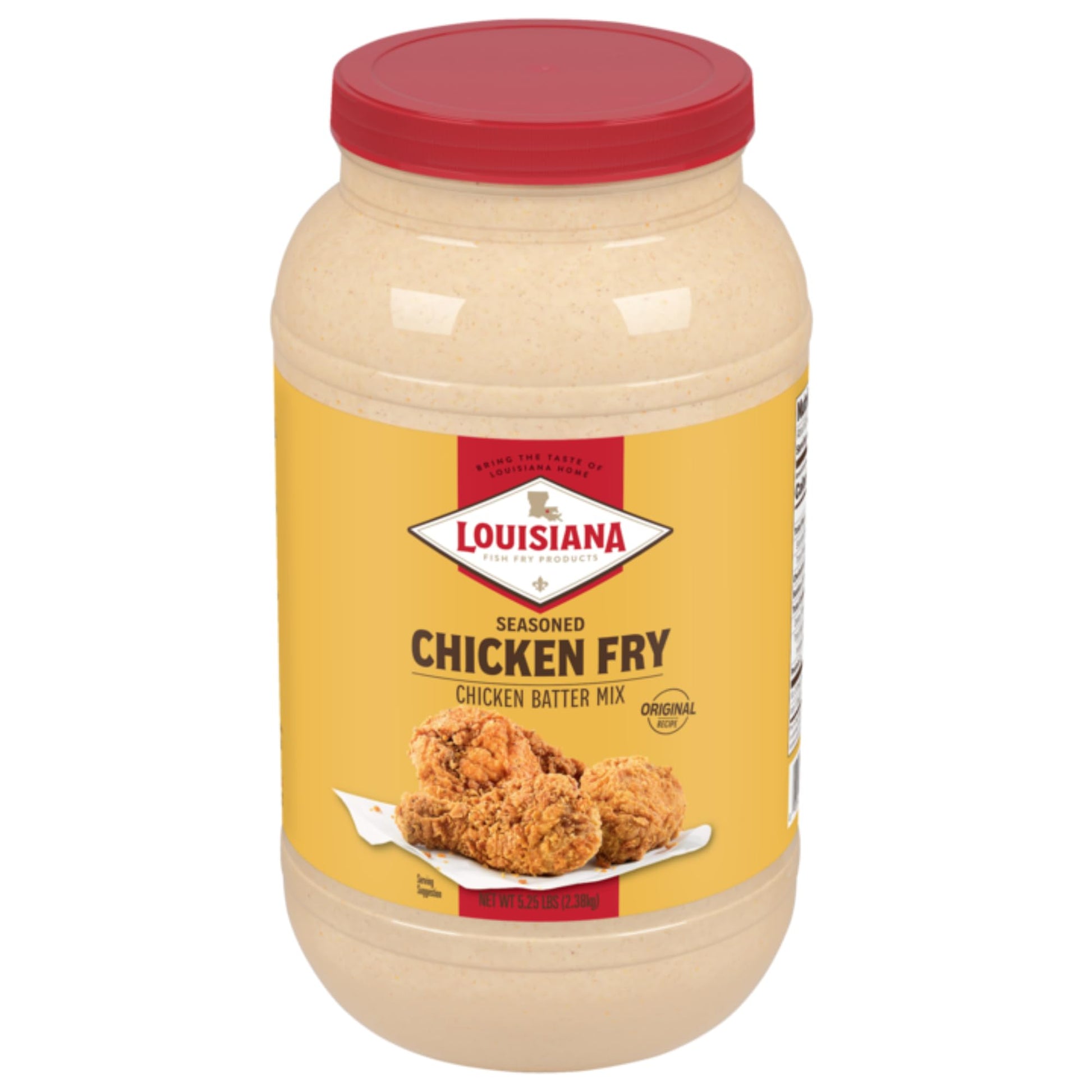 Louisiana Seasoned Chicken Fry Batter 1 Gallon - Crispy Southern Coating Mix for Fried Chicken - Delicious and Convenient Coatin