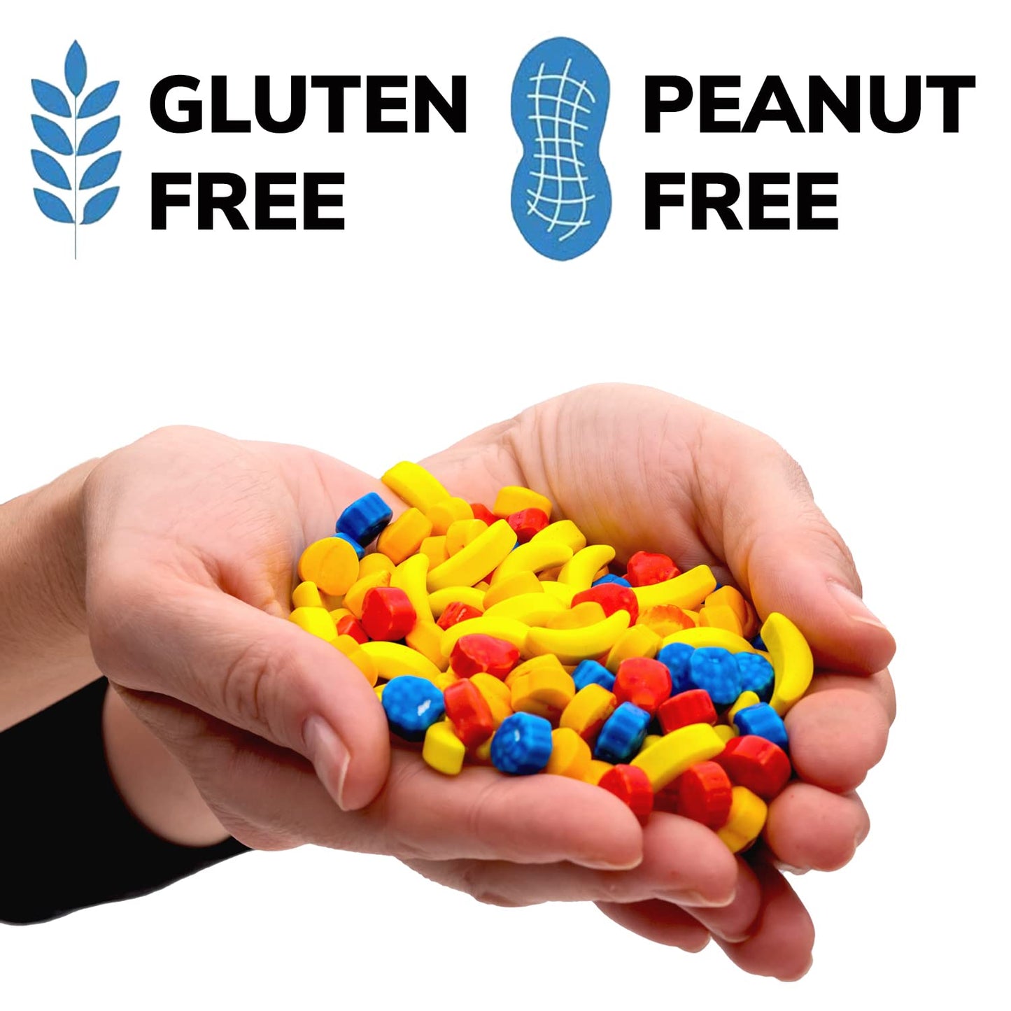 Bulk Candy - Hard Candy for Kids - 2 Lb Fruit Shape Candy - Party Favor Candy - Colorful Candy for Vending - Assorted Candy for