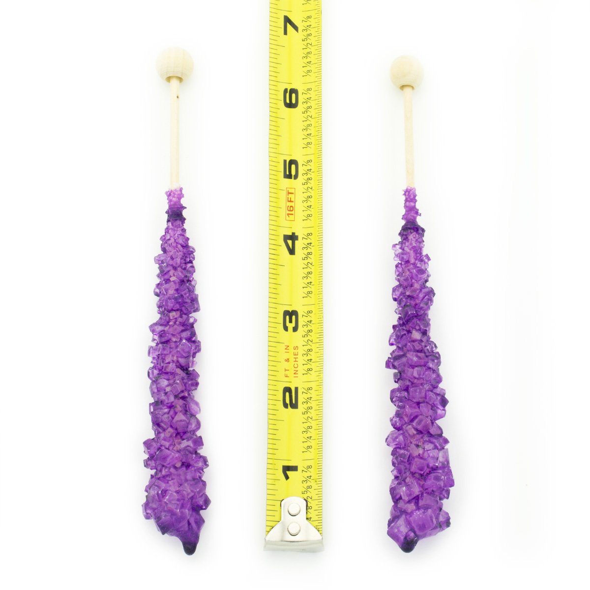 Boones Mill | Rock Crystal Candy Sticks | Purple Grape | 36 Sticks