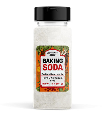 Unpretentious Baking Soda, 2 Cups, Natural Leavening Agent, Convenient Dual-Purpose Shaker Lid