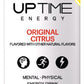 UPTIME Energy Drink, Original Citrus, Sparkling, Sugar Free, 12 Pack, 12 Fl Oz Cans, 142mg Caffeine, Orange