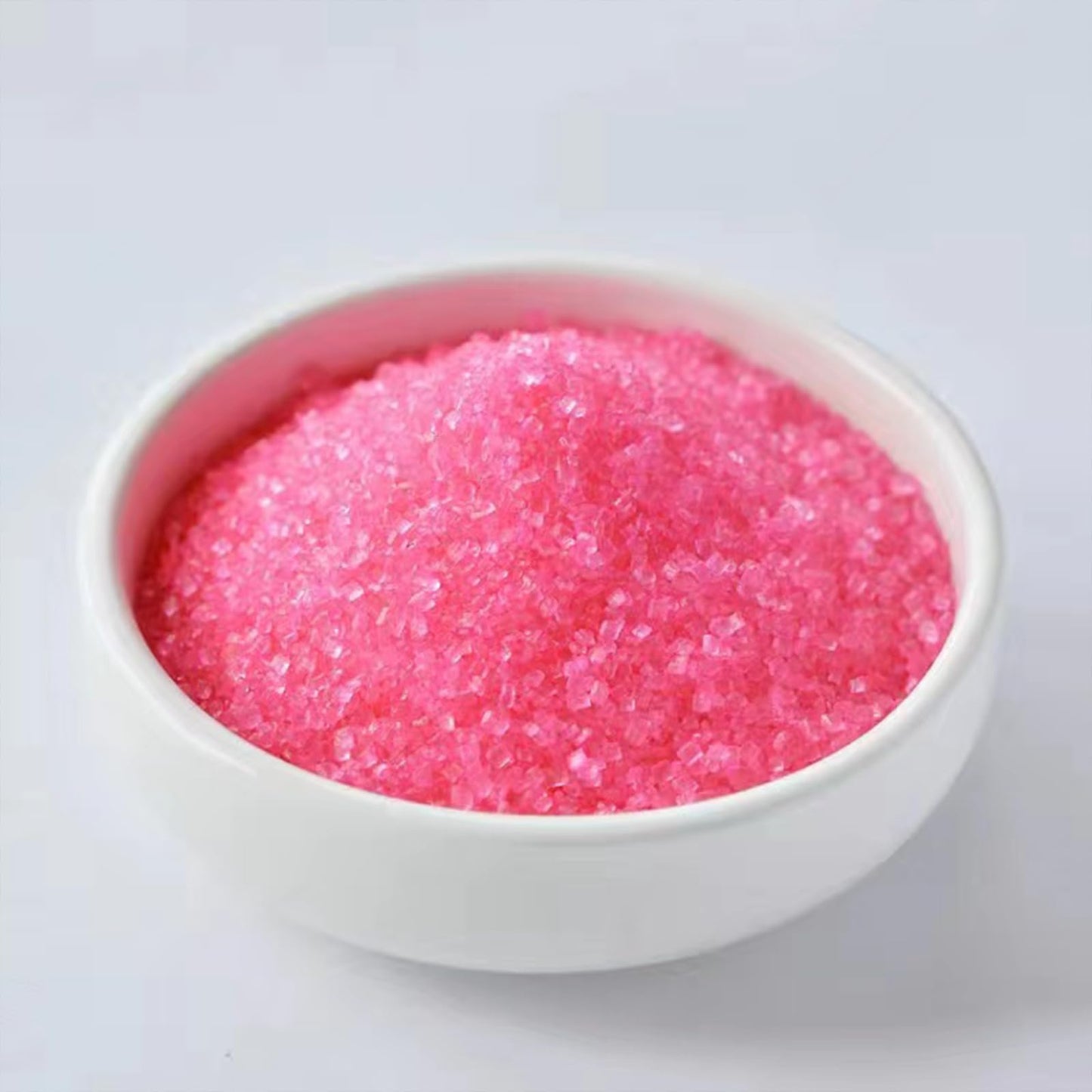 Sentovac Hot Pink Sanding Sugar For Baking Edible Sparkling Sugar Sprinkles Coarse Sugar Crystals For Baking Topping Cake Cookie