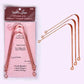 Healthandyoga(Tm) Qswipe Lite Copper Tongue Cleaners - Relief For Bad Breath And Oral Hygiene (Set Of 3)