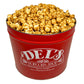 Gourmet Popcorn Gift Tin - Del's Popcorn (Caramel, 2 Gallon)