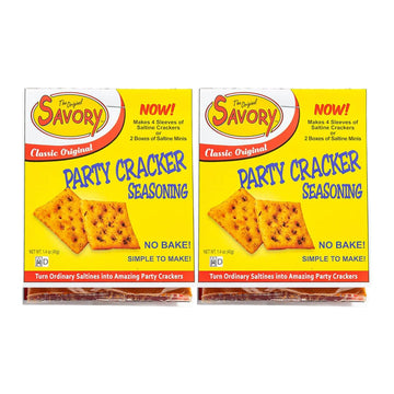 The Original Savory Saltine Seasoning Gift - Classic Original - Pack of 2, 1.4 oz. Bags By Lyzas Sweets & Treats