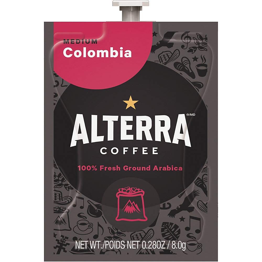 FLAVIA ALTERRA Coffee, Colombia, 20-Count Fresh Packs (Pack of 5)