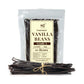 Akshit Vanilla Beans - Grade A+, Fresh Whole Vanilla Bean Pods, 6-8 Inches, Non-GMO, 10 Vanilla Beans