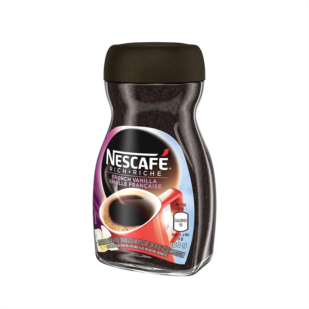 Nescaf   Rich Instant Coffee, 100G (French Vanilla)