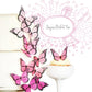 Sugar Robot Edible Butterflies Cake Toppers - Ombre Monarch - 2.5x2.5 - Pink - Premium Crafted in the USA