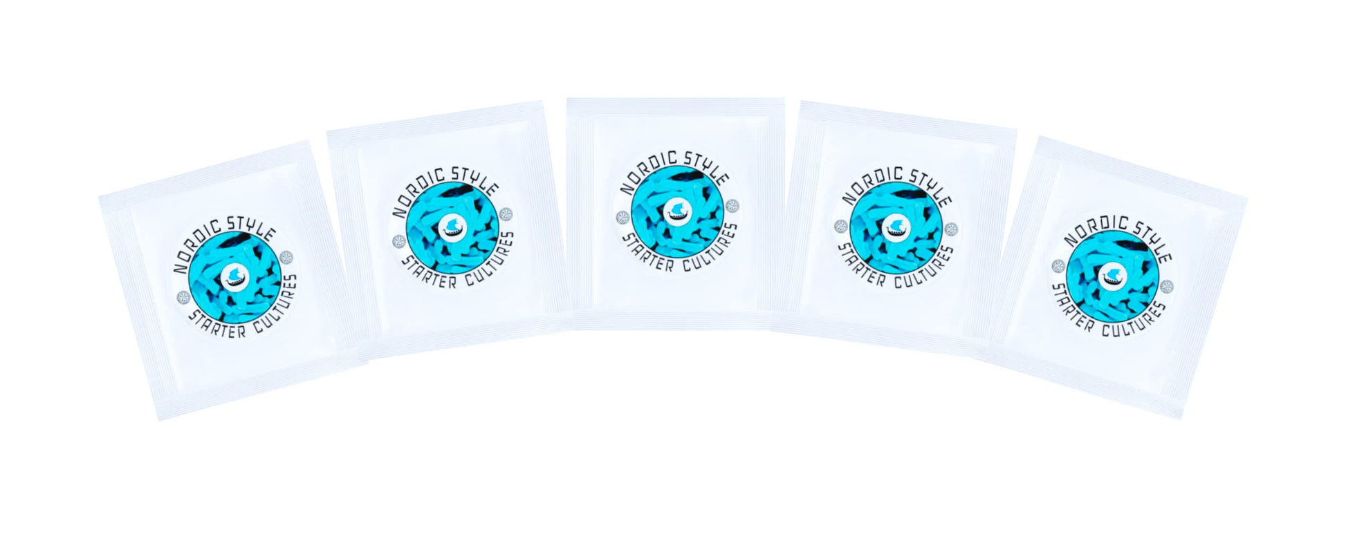 Nordic Style Starter Culture for Homemade Preparation of Nordic Style Yogurt and Other Dairy Products (Pack of 5 sachets)