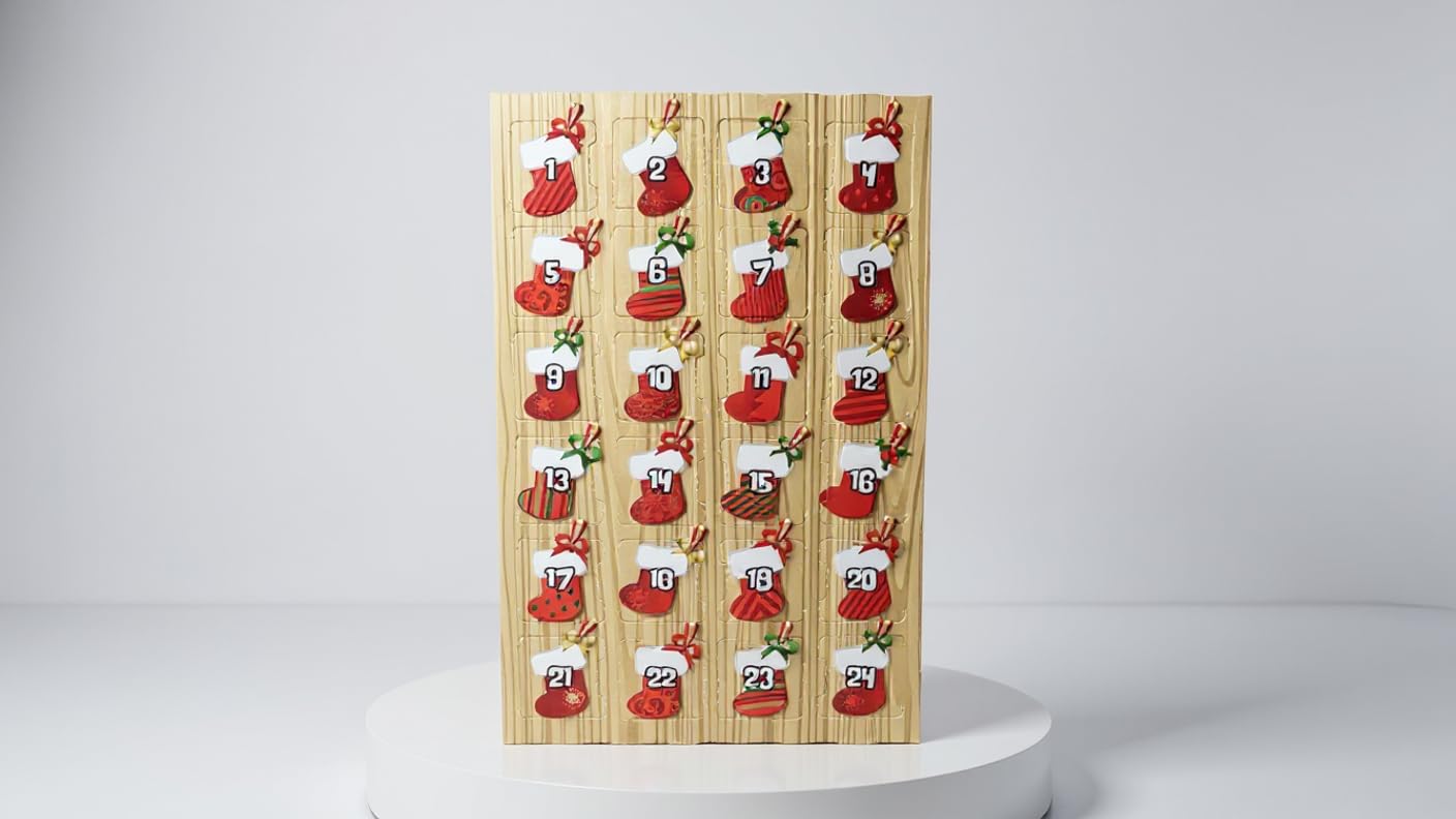 Chocolate Advent Calendar- Allergy Friendly And Vegan - Dairy Free, Nut Free, Peanut Free, Soy Free, Gluten Free