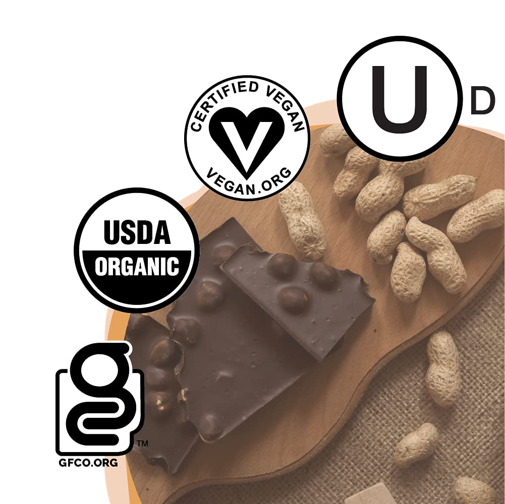 Skout Organic Chocolate Peanut Butter Kids Snack Bars (18 Pack) | Organic Kids Snack Bars | Plant-Based Nutrition, | Vegan | Glu
