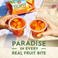 Del Monte Escapes Mango Strawberry - Rita  7 oz Cups  Pack of 6 (12 Cups)
