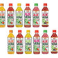 Okf Aloe Vera Drink In 16.9 Ounce Bottles (6 Flavor Variety Pack With Fruit Punch, 12 Pack)