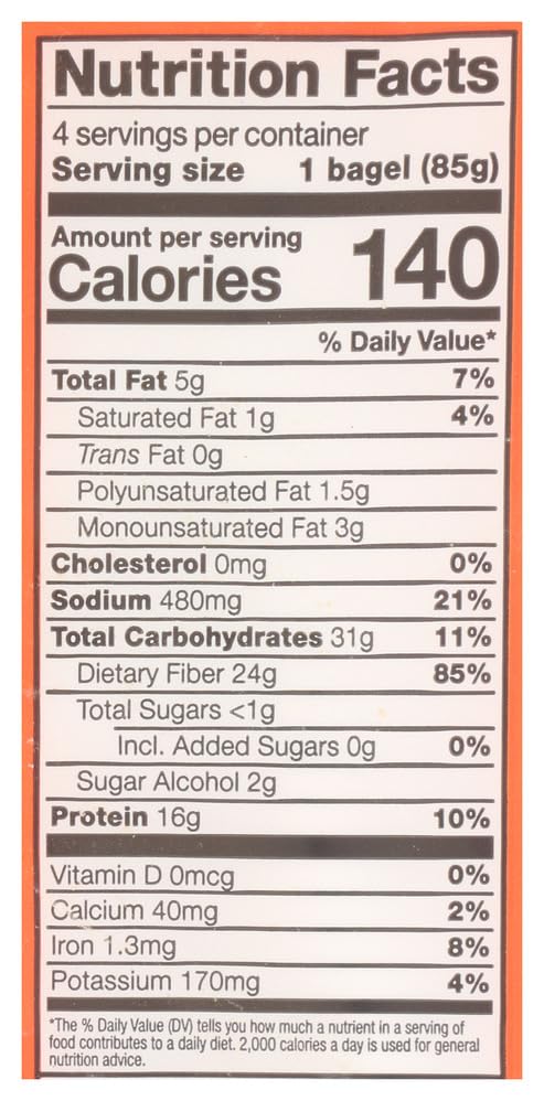 The Sola Company Plain Bagels, 12 OZ