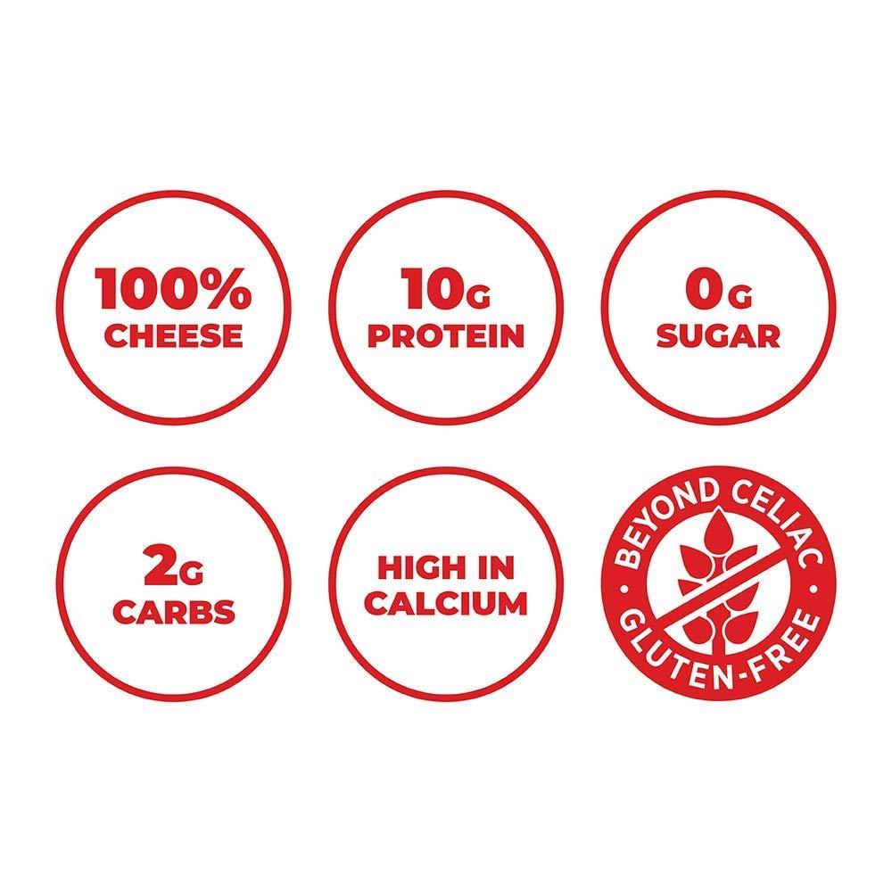 Moon Cheese Bites, Get Pepper Jacked, 1-Ounce 12-Pack, 100% Real Cheese Snack, Protein, Keto, After-School Or Lunch Snack