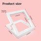 Acrylic Cookie Stencils Partner, 3.54''X3.54'' Magnetic Cookie Stencil Frame Stencil Holder For Royal Icing Fondant Airbrushing,
