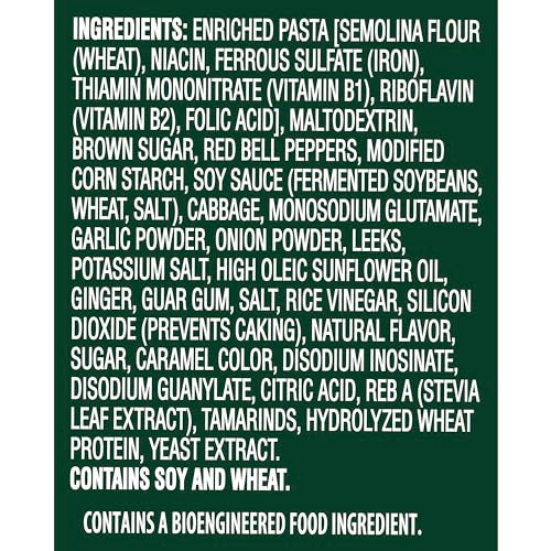 Knorr Pasta Cup For A Quick And Easy Meal Pad Thai Made With 100% Real Vegetables & No Artificial Flavors Or Preservatives, 2.6 Oz
