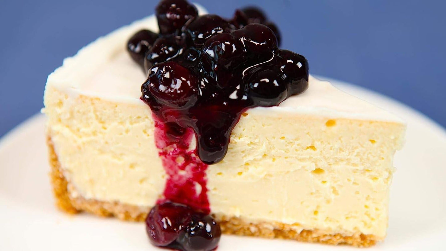 ANDY ANAND CHOCOLATIER New York Cheesecake 9 | Handcrafted with Real Cream Cheese | Pre-Sliced, 32 Ounce