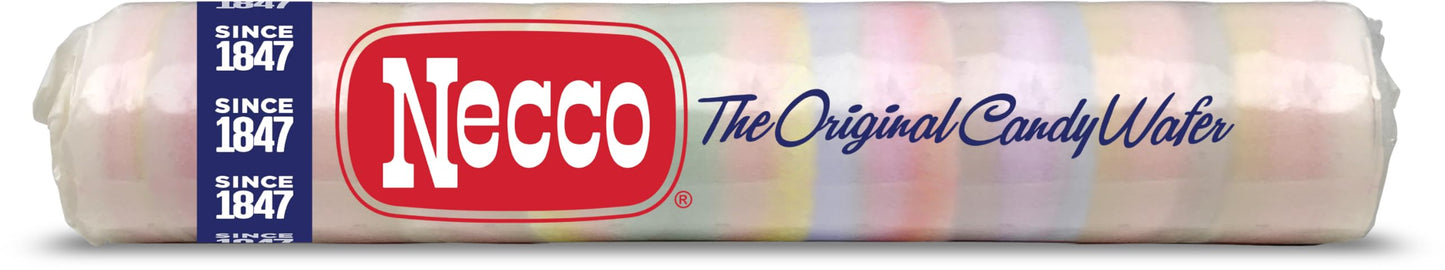 Necco Wafers Candy Variety Pack, 8 Pack (2 Ounce Rolls Each), 4 Rolls Of Chocolate And 4 Rolls Of Original Flavors