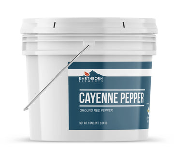 Earthborn Elements Cayenne Pepper 1 Gallon Bucket, Spicy Flavor, Ground Red Pepper