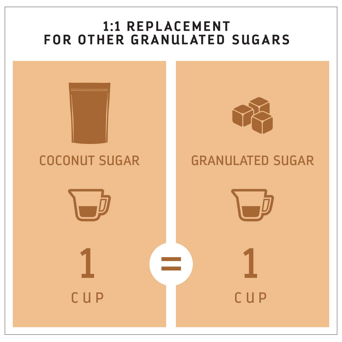 Madhava Organic Coconut Sugar, Natural Sweetener, 1LB (Pack of 6), Vegan, Non-GMO
