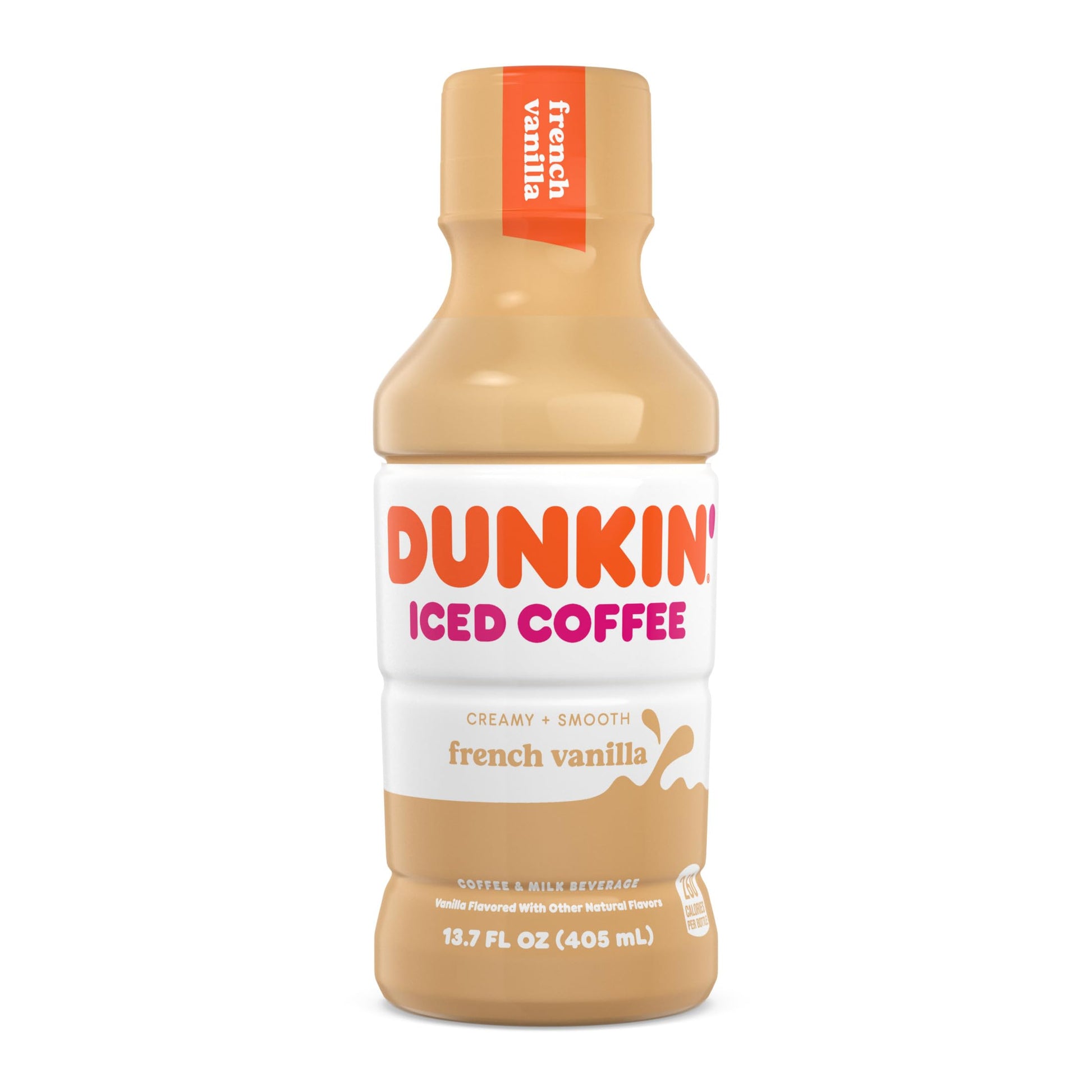 Dunkin Donuts French Vanilla Iced Coffee Bottle, 13.7 fl oz, Pack of 1, Model 049000172393