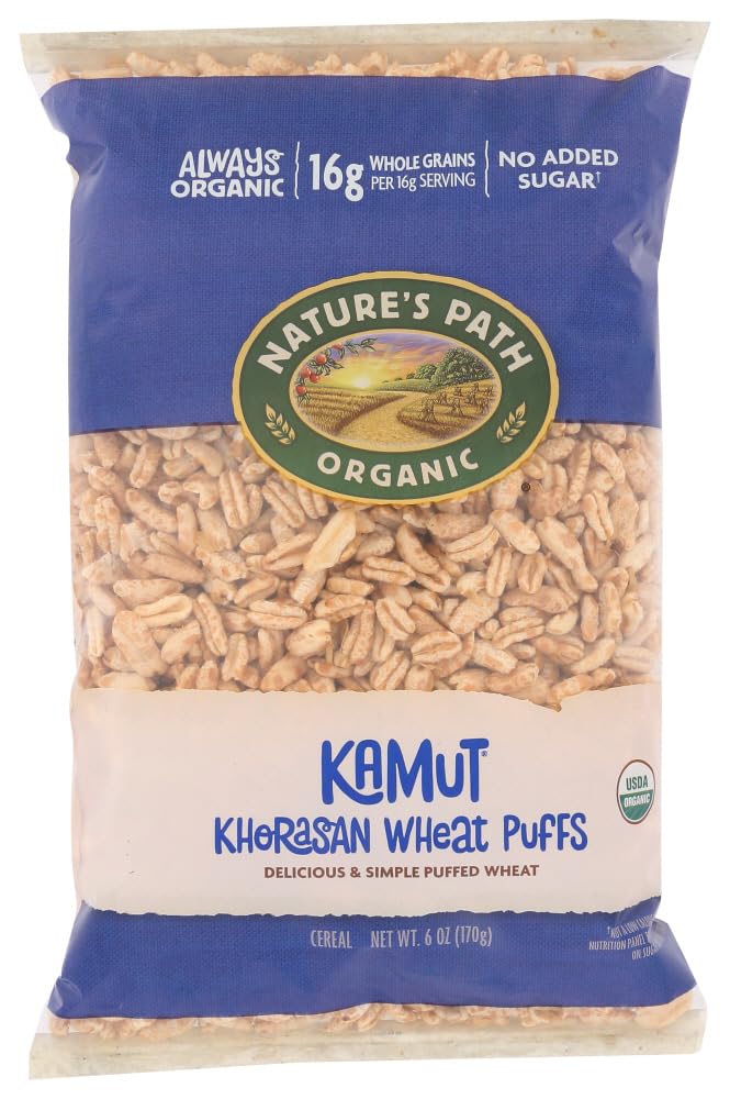 Natures Path Organic Puffed Kamut Cereal (6x6 oz.)