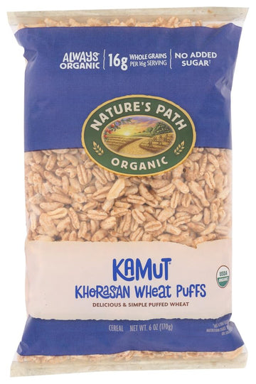 Natures Path Organic Puffed Kamut Cereal (6x6 oz.)