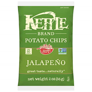 Kettle Brand Potato Chips, Sea Salt, 2 Ounce Bags (Pack Of 24)
