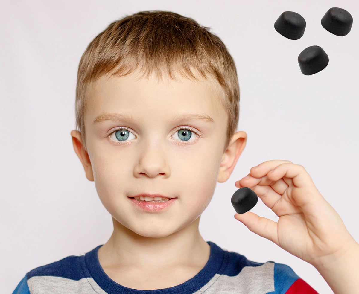 Fruidles Black Licorice Drops - Delicious Dutch Gummies, Non-GMO, Half-Pound