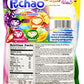 UHA Mikakuto Soft Candy with Gummy Bits, 4 Fruit Flavors, 3.52 Ounce, Pack of 6