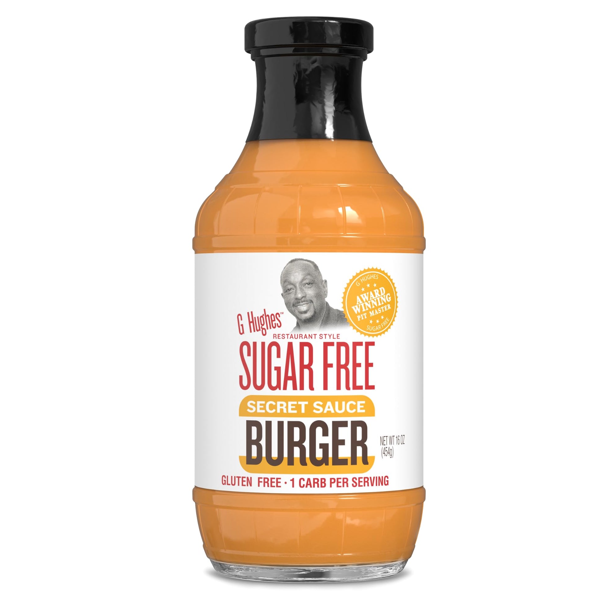G Hughes Sugar Free Burger Secret Sauce - Sugar Free Burger Sauce, Special Sauce for Burgers, Gluten Free Burger Sauce, Hamburge