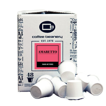 Coffee Beanery Amaretto Coffee Pods, Medium Roast, 96 Count, Bulk Pack