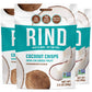 RIND Snacks Organic Coconut Crisps, Unsweetened, Low Carb, High Fiber, 3.5 oz, 3 Pack, Keto, Gluten Free, Vegan, Paleo